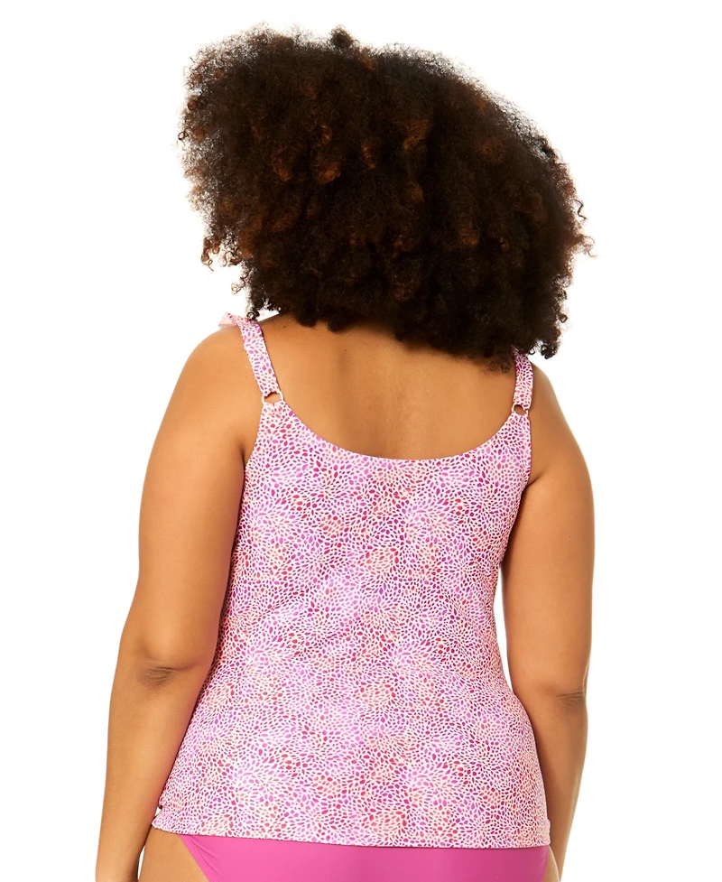 Raisins Curve Plus Andressa V-Neck Swim Tankini Top