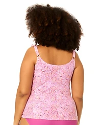 Raisins Curve Plus Andressa V-Neck Swim Tankini Top