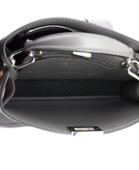 Pre-Owned Fendi Peekaboo ISeeU XCross Bag Zucca Leather