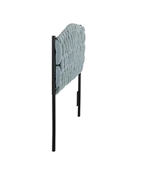 Flynama Fabric Twin Headboard with Button Tufting Adjustable Height 41 to 53 inch