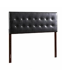 Flynama Queen Upholstered Headboard with Faux Jewel Tufting Adjustable Height 41 to 53 inch