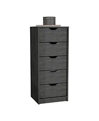 flynama Modern 4 Drawer Dresser Particleboard Cabinet Waterproof for Bedroom Entryway Bathroom