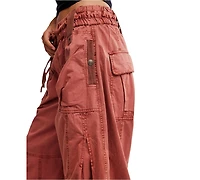 Free People Women's Onset Mid-Rise Parachute Pants