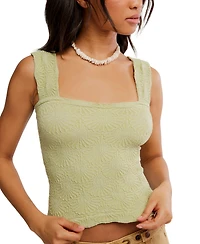 Free People Women's Love Letter Jacquard Camisole Top