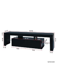 Rainsken Led Tv Stand for 55 Inch Tv