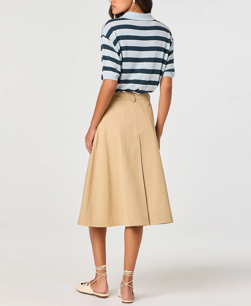 Astr the Label Women's Collared Scottie Sweater