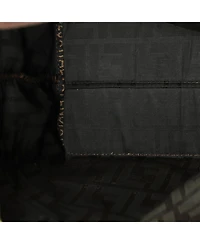 Pre-Owned Fendi Medium Vintage Open Tote Zucca Canvas