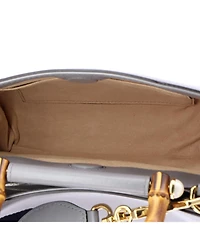 Pre-Owned Gucci Mini Nymphaea Top Handle Bag Leather