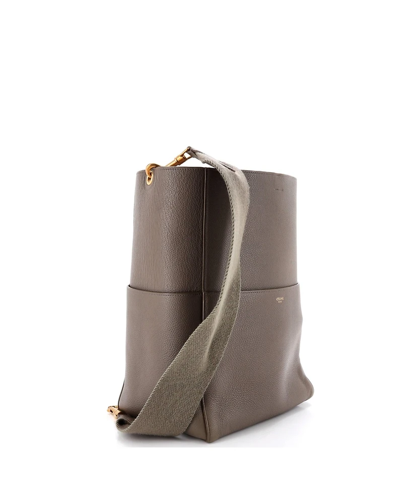 Pre-Owned Celine Large Sangle Seau Bag Calfskin