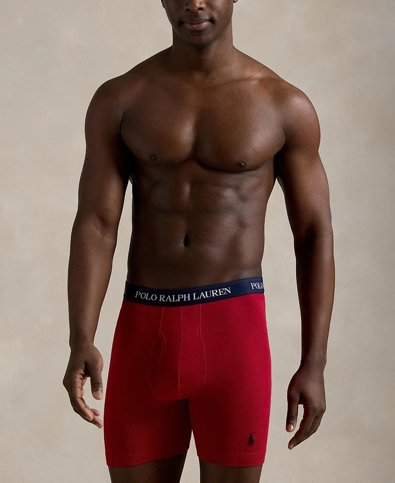 Polo Ralph Lauren Men's Classic-Fit Knit Boxer Briefs, 6-Pack