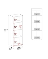 flynama Tolleson 3-Door Tall Wardrobe Armoire 4 Shelves Hanging Rod Freestanding Storage