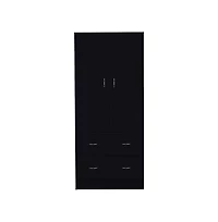 flynama Edie Armoire for Bedroom with Hanging Rod Lower Drawer Upper Shelf