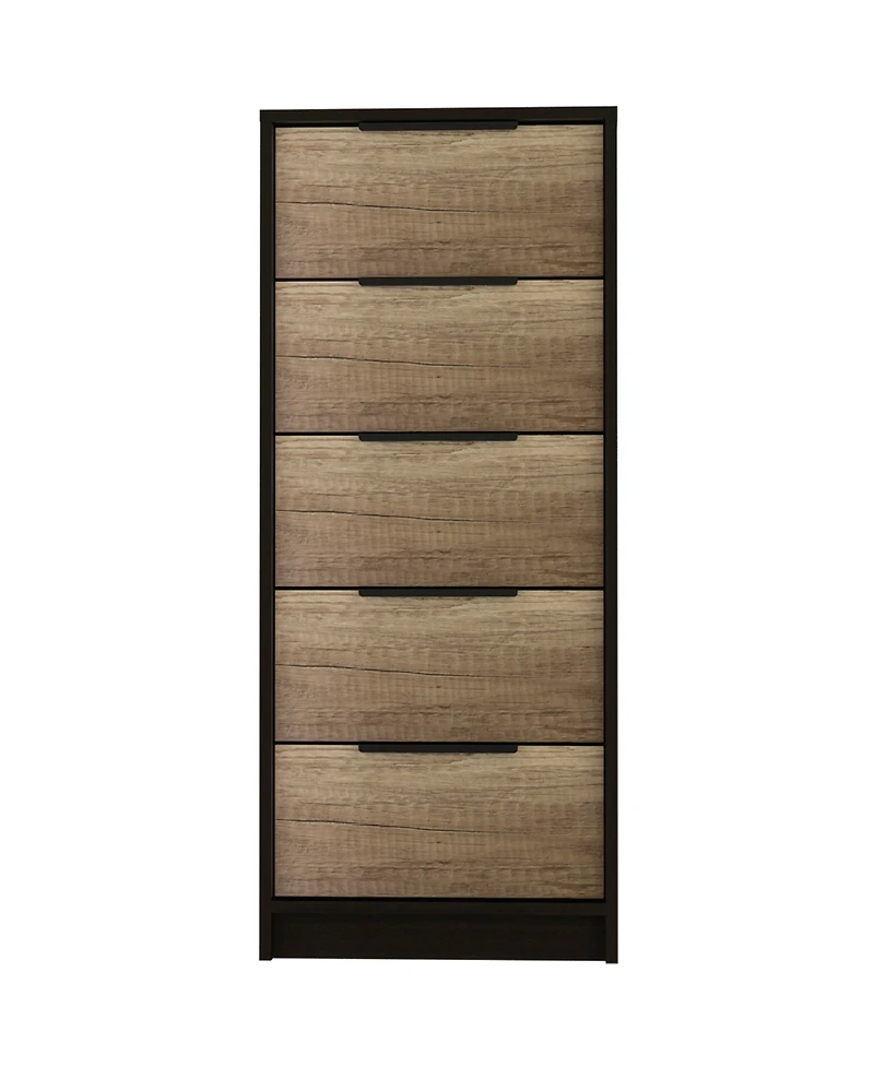 flynama Rustic 3 Drawer Dresser Finish Sturdy Construction for Bedroom Living Room Storage