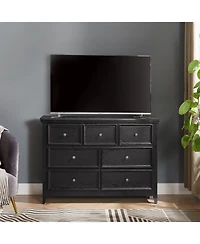 flynama Spacious 7 Drawer Dresser Modern Cabinet with Wide Slides for Living Room Bedroom Organization