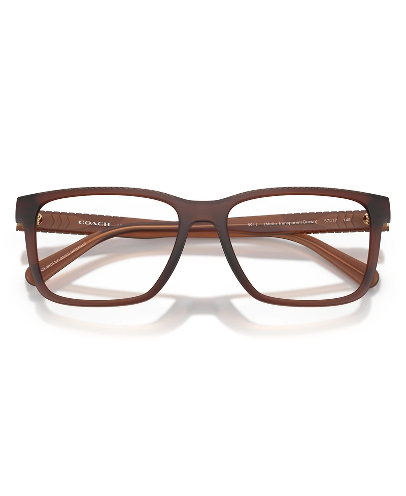 Coach Men's Square Eyeglasses