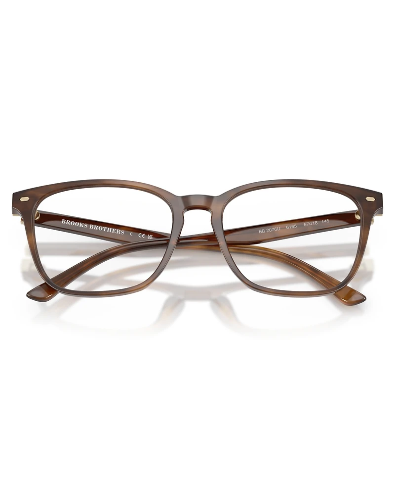 B by Brooks Brothers Men's Square Eyeglasses, BB2076U