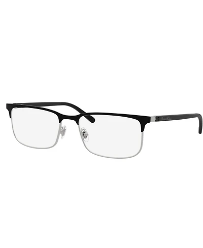B by Brooks Brothers Men's Square Eyeglasses, BB1124