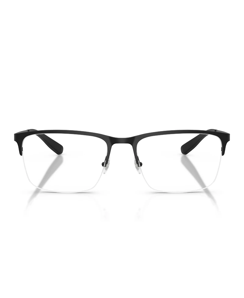 B by Brooks Brothers Men's Rectangle Eyeglasses