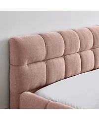 flynama Chenille Grounded Bed Frame Headboard