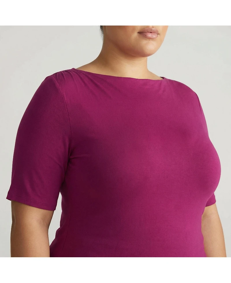 Universal Standard Women's Louise Short Sleeve Liquid Jersey Top