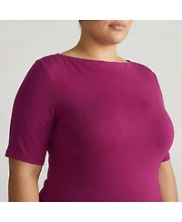 Universal Standard Women's Louise Short Sleeve Liquid Jersey Top
