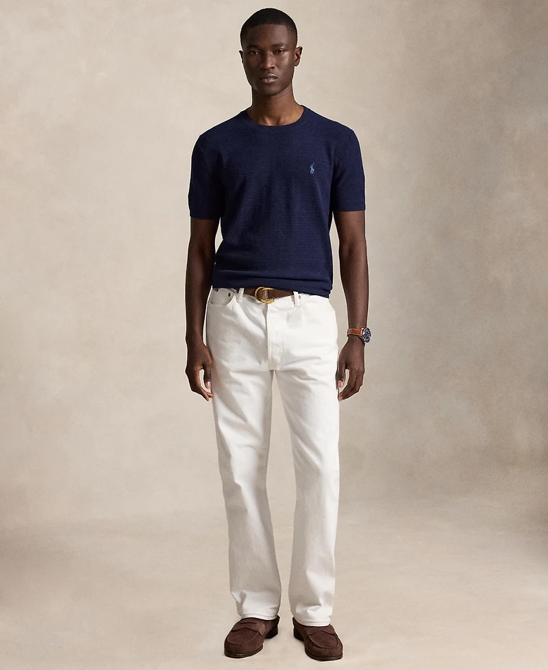 Polo Ralph Lauren Men's Textured Lightweight Sweater T-Shirt