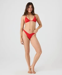 Roxy Women's Rib V-Neck Bikini Top