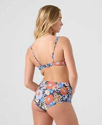 Roxy Women's Printed Sunflower Swim Bottoms