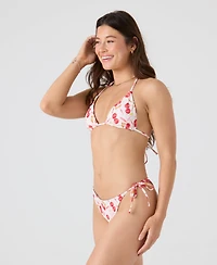 Roxy Women's Cherry Printed Tie-Sides Swim Bottoms