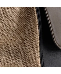 Pre-Owned Celine Medium Trapeze Bag Leather with Canvas