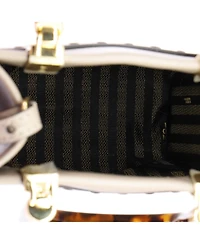 Pre-Owned Fendi Mini Sunshine Shopper Tote Leather