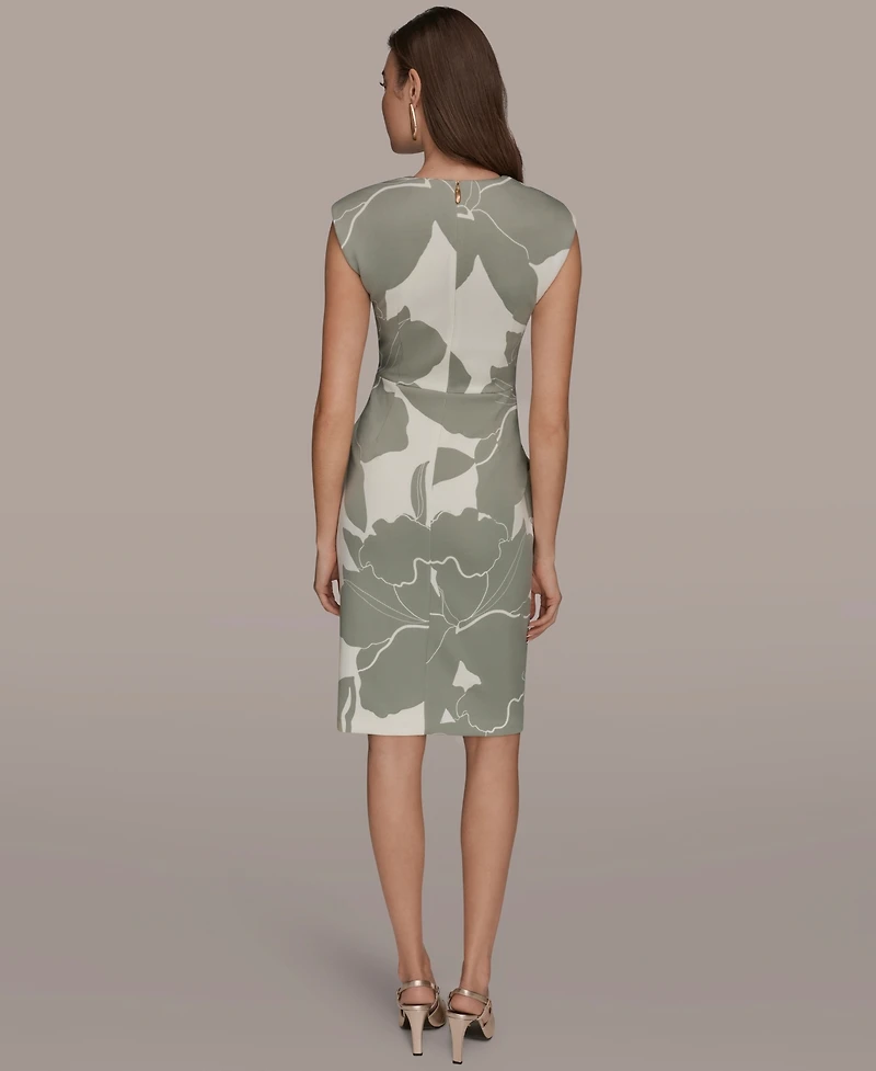 Donna Karan New York Women's V-Neck Sheath Dress