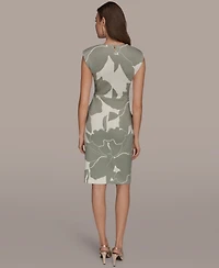 Donna Karan New York Women's V-Neck Sheath Dress