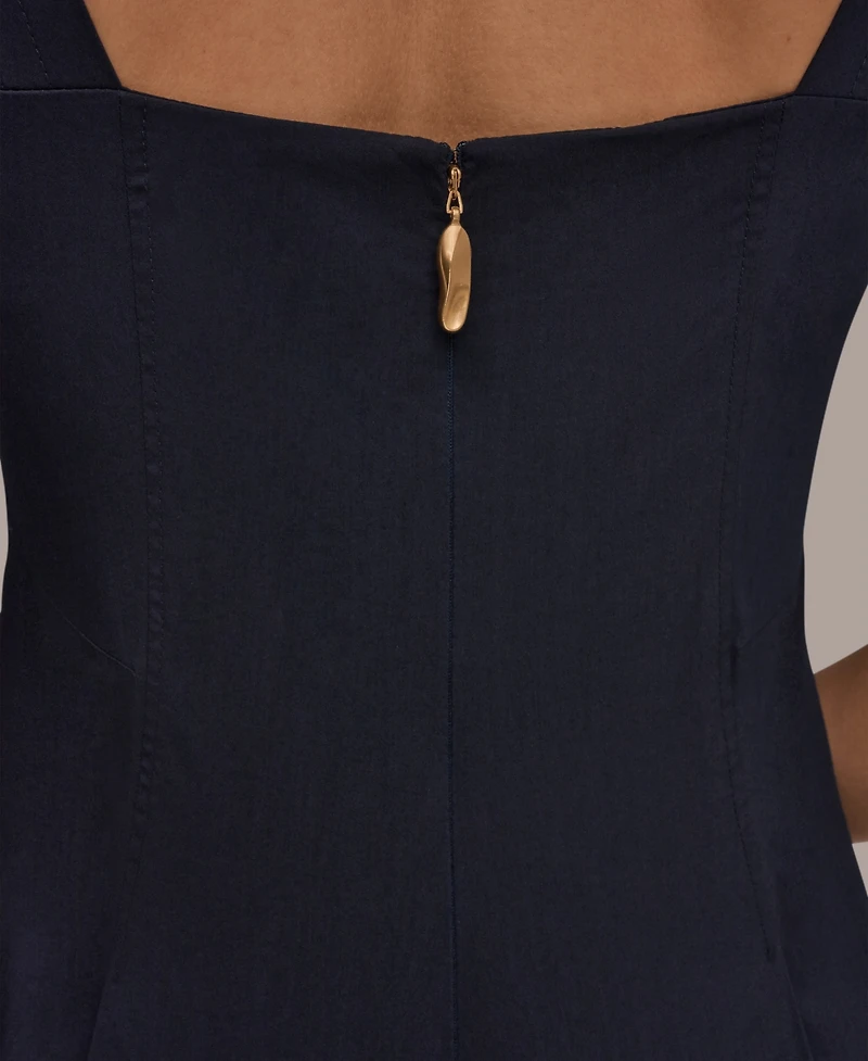 Donna Karan New York Women's Sleeveless A-Line Dress