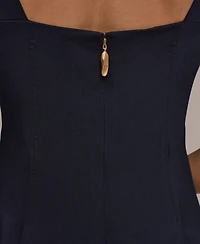 Donna Karan New York Women's Sleeveless A-Line Dress