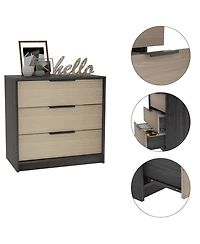 flynama Contemporary 6 Drawer Dresser Finish Sturdy Construction for Bedroom Living Room Storage