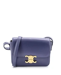 Pre-Owned Celine Nano Triomphe Shoulder Bag Smooth Calfskin