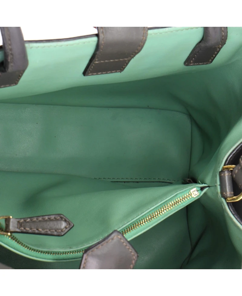 Pre-Owned Fendi Petite 2Jours Bag Leather