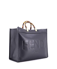 Pre-Owned Fendi Large Sunshine Shopper Tote Leather