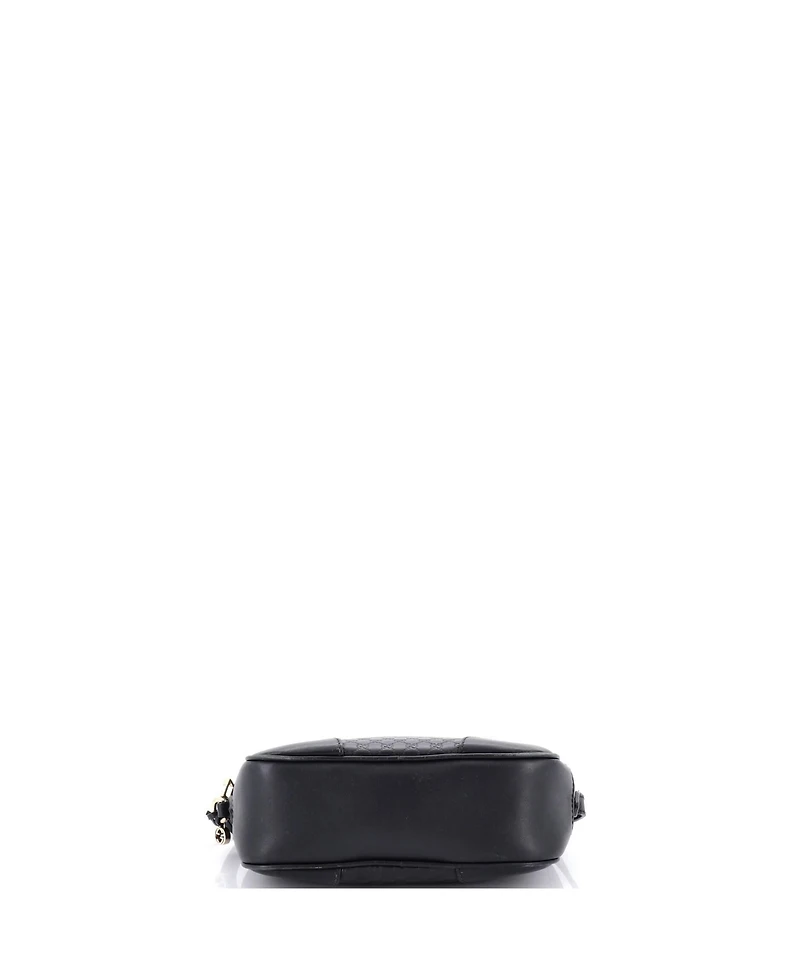 Pre-Owned Gucci Mini Bree Disco Crossbody Bag Microguccissima Leather