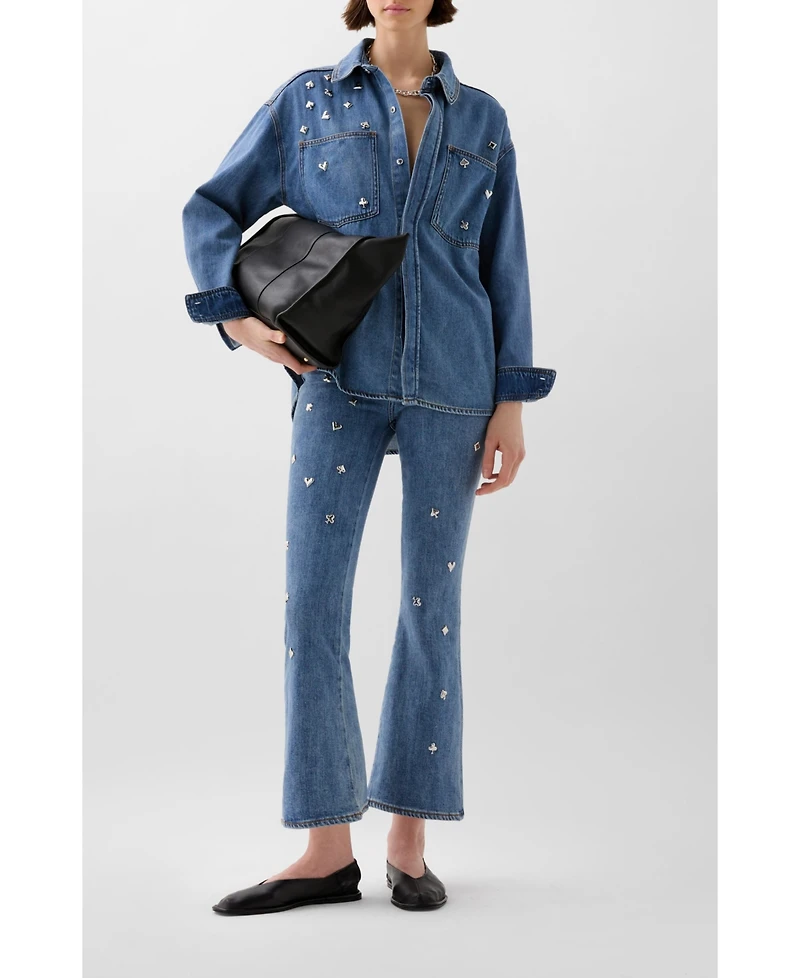 Scalpers Women's Ankle Pocker Denim Pant