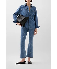 Scalpers Women's Ankle Pocker Denim Pant