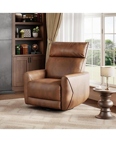 gaomon Power Recliner Chair, Swivel Rocker for Adults, Fabric Glider Recliner, Usb Ports, High Back, Single Sofa