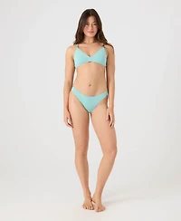 Roxy Juniors' Beach Classics Athletic Triangle Bikini Top