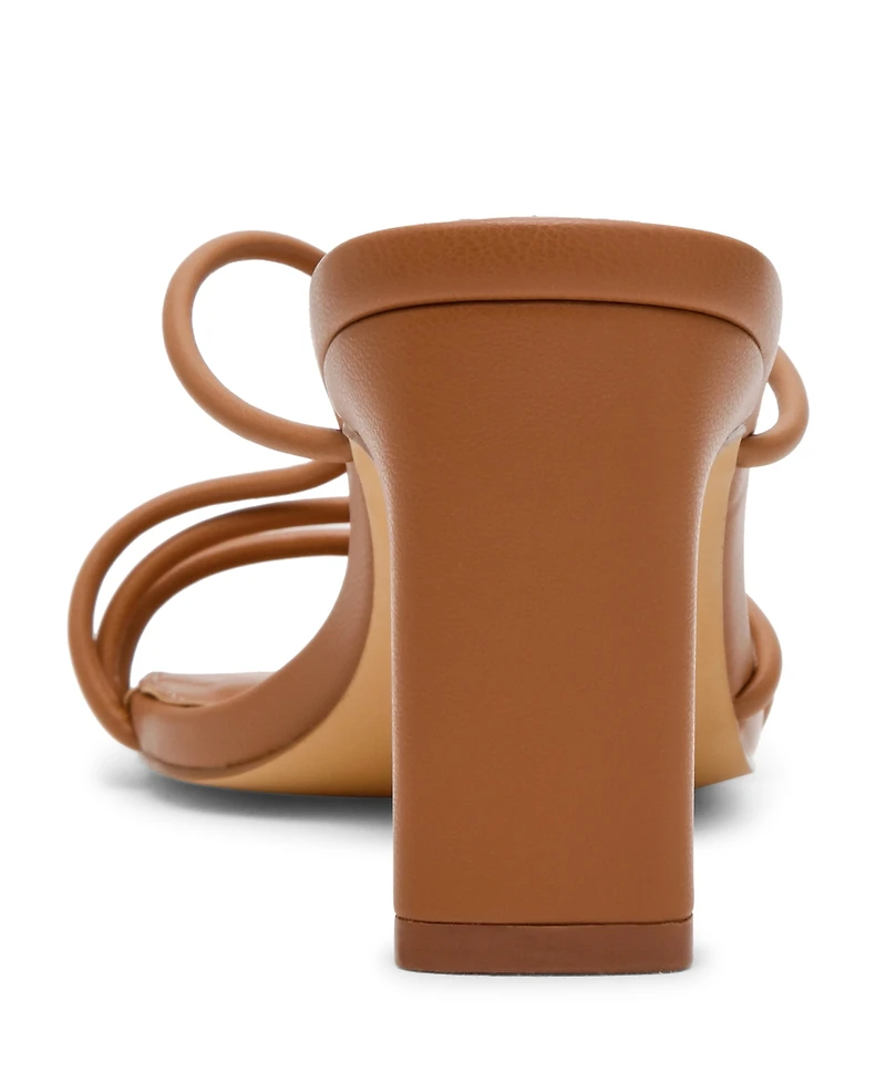 Dv Dolce Vita Women's Leesha Strappy Stone High Heel Dress Sandals