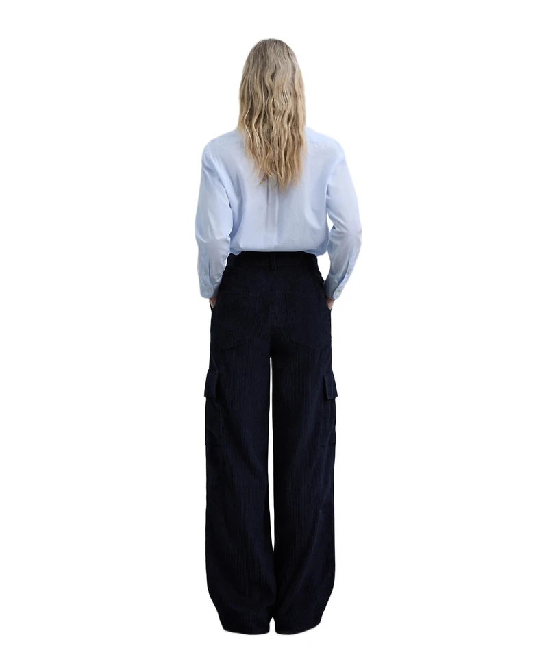 Scalpers Women's Corduroy Cargo Pant