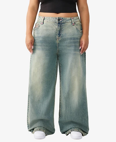 True Religion Plus Jessie Super Baggy T Jeans