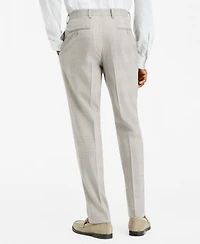 Ted by Baker Men's Modern-Fit Gray Plaid Suit Separate Pants