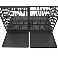 Aostirmotor Extra Large Metal Dog Cage – 61" Heavy Duty Kennel for Large Dogs, Strong & Durable