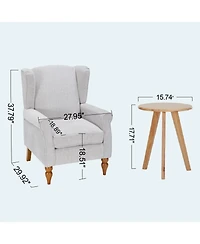 sumyeg Vintage Luxury Style Coffee Table & Armchair Set